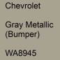 Preview: Chevrolet, Gray Metallic (Bumper), WA8945.